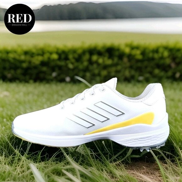 Adidas ZG23 Cloud White Silver Metallic Spark IF0329 Golf Shoes - Men’s Size 13